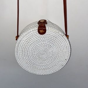 Round Wicker Bag